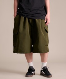 CALIFORNIA OUTFITTERS（カリフォルニア アウトフィッターズ）の「G 7D27 ワイドカーゴハーフパンツ B ウエストゴム ルーズシルエット（カーゴパンツ）」