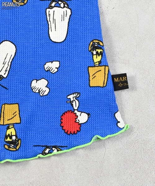 PEANUTS（ピーナッツ）の「【PEANUTS】スヌーピーワッフルビッグロンＴ（Tシャツ/カットソー・キッズ・ブルー系その他/グレー系その他・XS/S/M/L/LL）」の6枚目の写真