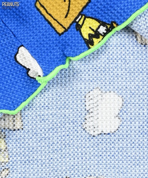 PEANUTS（ピーナッツ）の「【PEANUTS】スヌーピーワッフルビッグロンＴ（Tシャツ/カットソー・キッズ・ブルー系その他/グレー系その他・XS/S/M/L/LL）」の8枚目の写真