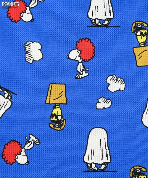 PEANUTS（ピーナッツ）の「【PEANUTS】スヌーピーワッフルビッグロンＴ（Tシャツ/カットソー・キッズ・ブルー系その他/グレー系その他・XS/S/M/L/LL）」の10枚目の写真
