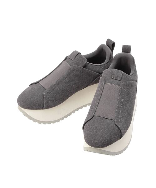 ELENDEEK（エレンディーク）の「スリップオンスニーカー（スニーカー・レディース・ブラック/チャコールグレー・37/36/38）」の17枚目の写真