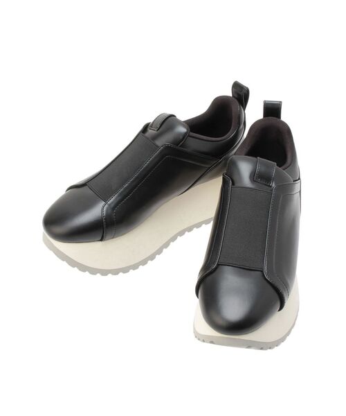 ELENDEEK（エレンディーク）の「スリップオンスニーカー（スニーカー・レディース・ブラック/チャコールグレー・37/36/38）」の18枚目の写真