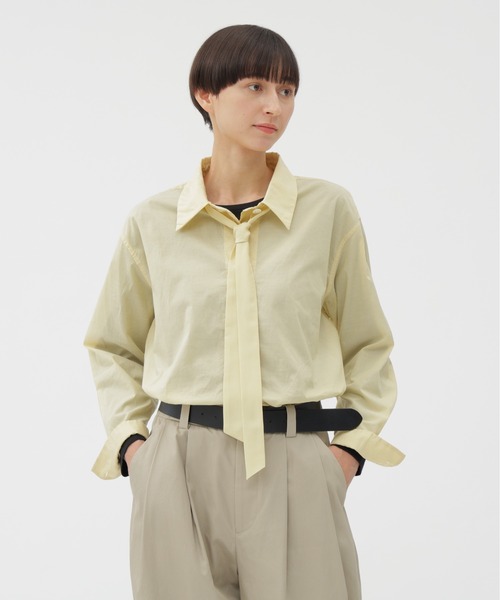 SOFT COTTON CHAMBRAY（シャツ/ブラウス）｜MARGARET HOWELL