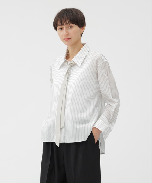 SOFT COTTON CHAMBRAY（シャツ/ブラウス）｜MARGARET HOWELL