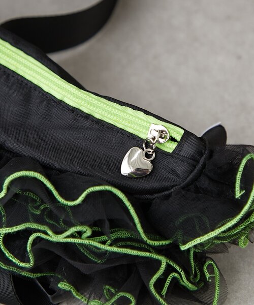 HELLO.SANFRANCISCO（ハローサンフランシスコ）の「【HELLO.SANFRANCISCO】チュールメローウエストBAG（ボディバッグ/ウエストポーチ・レディース・パープル/ブラック/オレンジ・ONE SIZE）」の18枚目の写真