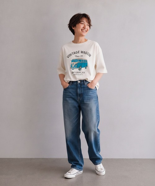 INTERPLAY（インタープレイ）の「【INTERPLAY】Vintage Coloful Wagon S/S Tee（Tシャツ/カットソー・メンズ・オフホワイト・X-LARGE/LARGE）」の5枚目の写真