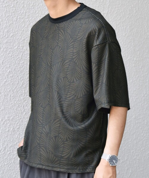 SHIPS any(シップス エニィ)の「SHIPS any: ワッフル リラックス クルーネック Tシャツ◇(Tシャツ/カットソー・メンズ・ホワイト/ダークグレー/グレー・X-LARGE/LARGE/MEDIUM)」の17枚目の写真
