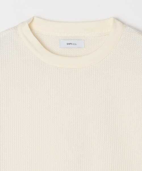 SHIPS any(シップス エニィ)の「SHIPS any: ワッフル リラックス クルーネック Tシャツ◇(Tシャツ/カットソー・メンズ・ホワイト/ダークグレー/グレー・X-LARGE/LARGE/MEDIUM)」の20枚目の写真