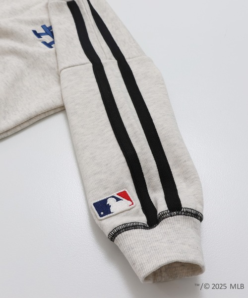 MLB(メジャーリーグベースボール)の「〈MLB〉刺繍ロゴ 裏毛トレーナー(スウェット・キッズ・ブラック/ブラウン/オートミール・100/110/120/130/140/150/160)」の22枚目の写真