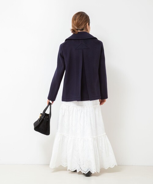 NOLLEY’S（ノーリーズ）の「NMPピーコート（ピーコート・レディース・グレー/ネイビー・M）」の10枚目の写真