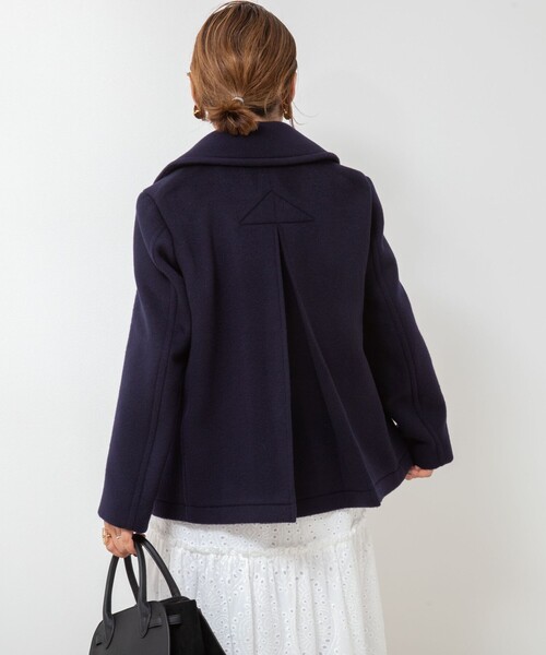 NOLLEY’S（ノーリーズ）の「NMPピーコート（ピーコート・レディース・グレー/ネイビー・M）」の12枚目の写真