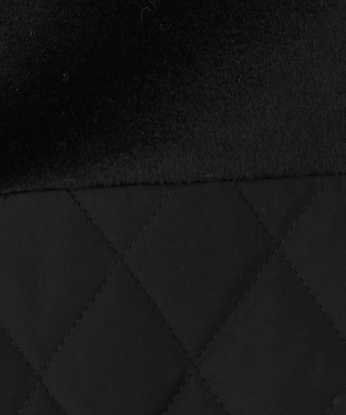 Grand PARK（グランドパーク）の「素材切り替えフードコート（その他アウター・レディース・ブラック/アイボリー・LARGE/MEDIUM）」の11枚目の写真