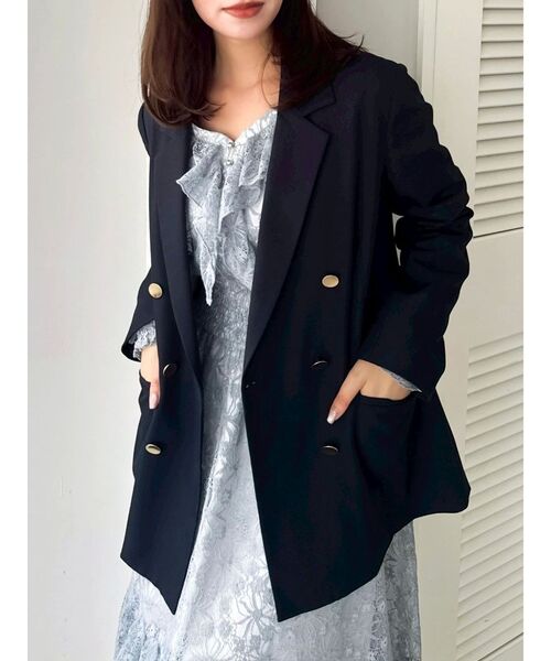 dazzlin（ダズリン）の「マリンテーラードジャケット（テーラードジャケット・レディース・ネイビー・MEDIUM/SMALL）」の11枚目の写真