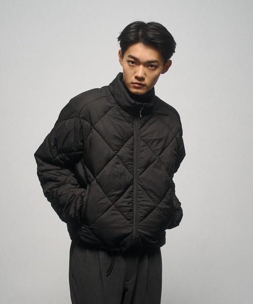 THE BOLDMAN（ザ ボールドマン）の「Short Puff Blouson / ショートパフブルゾン（ダウンジャケット/コート・メンズ・ブラウン/ブラック/カーキ/グレー/ブルー・MEDIUM/LARGE）」の21枚目の写真