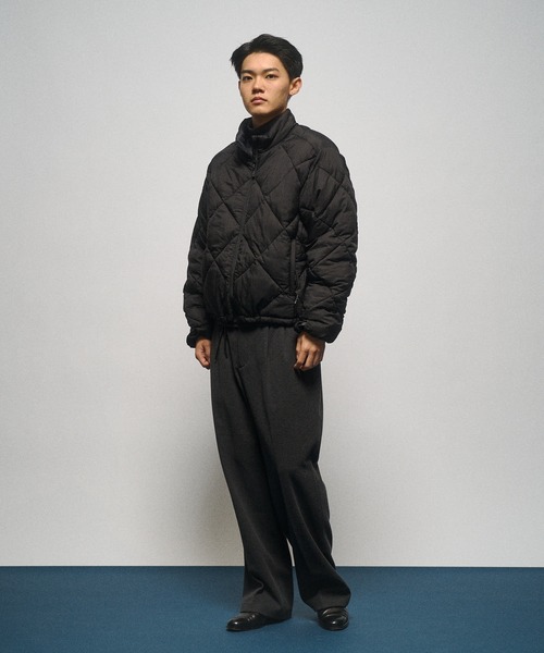 THE BOLDMAN（ザ ボールドマン）の「Short Puff Blouson / ショートパフブルゾン（ダウンジャケット/コート・メンズ・ブラウン/ブラック/カーキ/グレー/ブルー・MEDIUM/LARGE）」の7枚目の写真