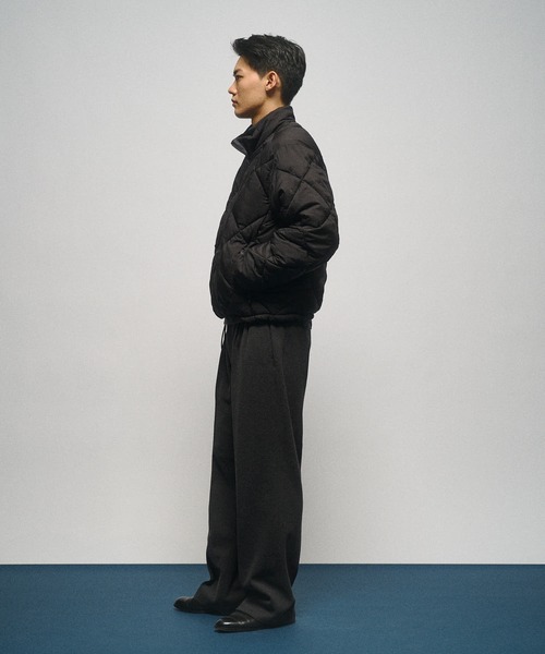 THE BOLDMAN（ザ ボールドマン）の「Short Puff Blouson / ショートパフブルゾン（ダウンジャケット/コート・メンズ・ブラウン/ブラック/カーキ/グレー/ブルー・MEDIUM/LARGE）」の9枚目の写真