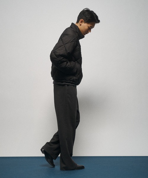 THE BOLDMAN（ザ ボールドマン）の「Short Puff Blouson / ショートパフブルゾン（ダウンジャケット/コート・メンズ・ブラウン/ブラック/カーキ/グレー/ブルー・MEDIUM/LARGE）」の12枚目の写真