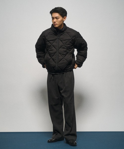 THE BOLDMAN（ザ ボールドマン）の「Short Puff Blouson / ショートパフブルゾン（ダウンジャケット/コート・メンズ・ブラウン/ブラック/カーキ/グレー/ブルー・MEDIUM/LARGE）」の15枚目の写真