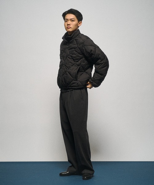 THE BOLDMAN（ザ ボールドマン）の「Short Puff Blouson / ショートパフブルゾン（ダウンジャケット/コート・メンズ・ブラウン/ブラック/カーキ/グレー/ブルー・MEDIUM/LARGE）」の16枚目の写真