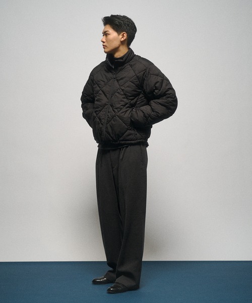 THE BOLDMAN（ザ ボールドマン）の「Short Puff Blouson / ショートパフブルゾン（ダウンジャケット/コート・メンズ・ブラウン/ブラック/カーキ/グレー/ブルー・MEDIUM/LARGE）」の17枚目の写真