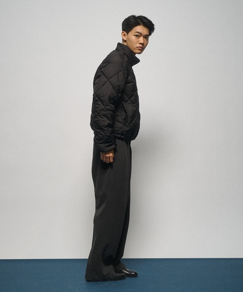 THE BOLDMAN（ザ ボールドマン）の「Short Puff Blouson / ショートパフブルゾン（ダウンジャケット/コート・メンズ・ブラウン/ブラック/カーキ/グレー/ブルー・MEDIUM/LARGE）」の18枚目の写真