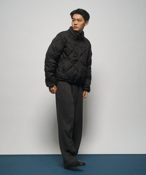 THE BOLDMAN（ザ ボールドマン）の「Short Puff Blouson / ショートパフブルゾン（ダウンジャケット/コート・メンズ・ブラウン/ブラック/カーキ/グレー/ブルー・MEDIUM/LARGE）」の19枚目の写真