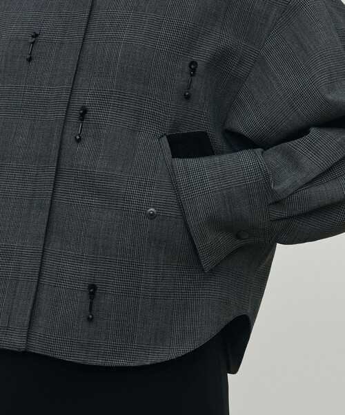 DES PRÉS ソフトウールオックスフォード ショートシャツブルゾン ソフトウールオックスフォード ショートシャツブルゾン（ブルゾン