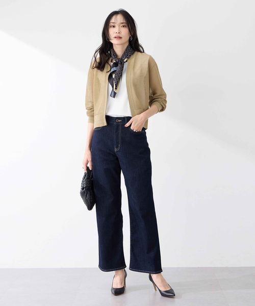 A/C DESIGN BY ALPHA CUBIC（エーシーデザインバイアルファキュービック）の「アルコラージュプリントスカーフ（ストール/ショール・レディース・ベージュ/ブラック・フリー）」の8枚目の写真