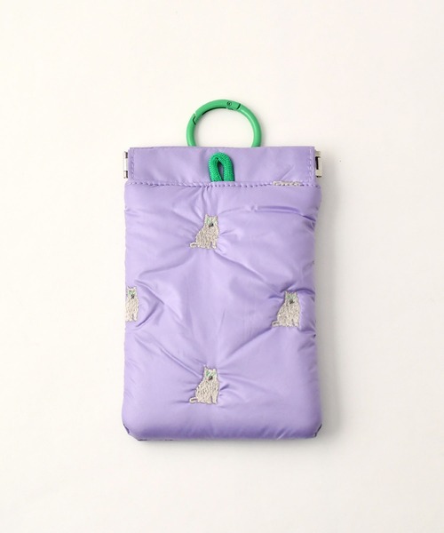 LAZY SUSAN（レイジースーザン）の「ポーチポーイ　プチパデット（ポーチ・レディース・パープル/ベージュ/シルバー・FREE）」の2枚目の写真