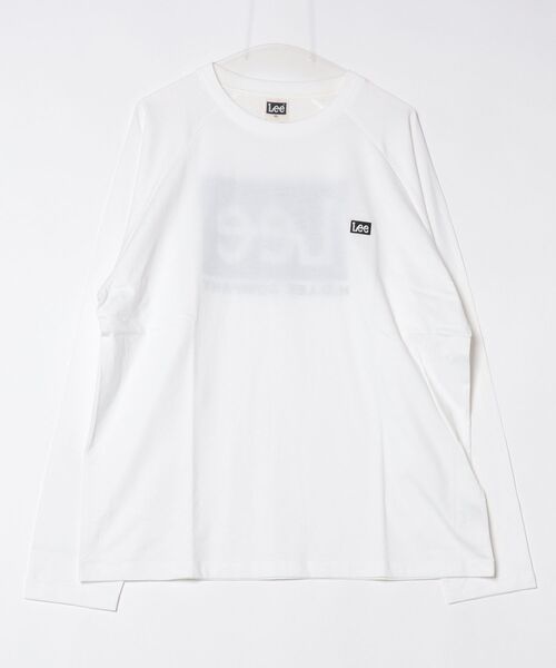 Lee(リー)の「LEE / BACK PRINT L/S TEE / LT3210(Tシャツ/カットソー・レディース・ホワイト/ブラック/グリーン・X-LARGE)」の4枚目の写真