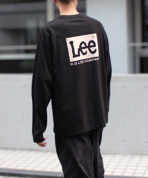 Lee(リー)の「LEE / BACK PRINT L/S TEE / LT3210(Tシャツ/カットソー・レディース・ホワイト/ブラック/グリーン・X-LARGE)」の6枚目の写真