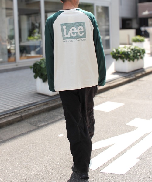 Lee(リー)の「LEE / BACK PRINT L/S TEE / LT3210(Tシャツ/カットソー・レディース・ホワイト/ブラック/グリーン・X-LARGE)」の7枚目の写真