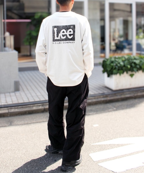 Lee(リー)の「LEE / BACK PRINT L/S TEE / LT3210(Tシャツ/カットソー・レディース・ホワイト/ブラック/グリーン・X-LARGE)」の5枚目の写真