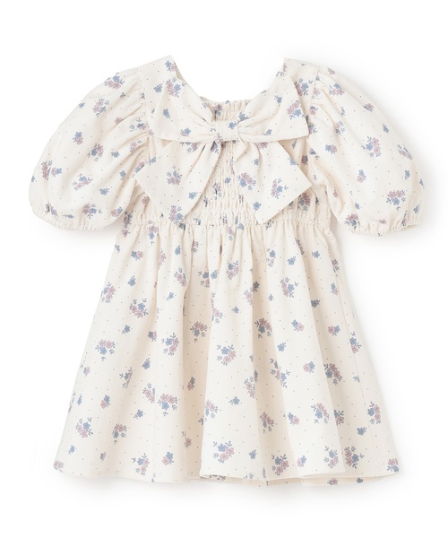 petit main（プティマイン）の「【リンク】袖パフワンピース（ワンピース・キッズ・ブラック/アイボリー/ピンク・80ｃｍ/90cm/120cm/130cm/110cm/100cm）」の12枚目の写真