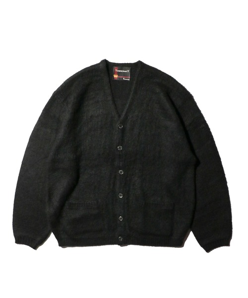TOWNCRAFT カーディガン ブラック 全国通販】TOWN CRAFT “SHAGGY COLOR KNIT CARDIGAN(モヘア