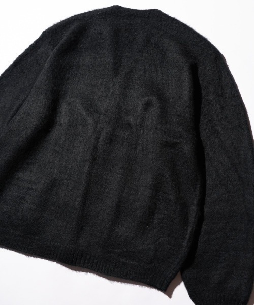 TOWN CRAFT タウンクラフト / SOLID SHAGGY V CARDIGAN アクリル