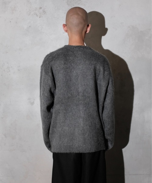 TOWN CRAFT タウンクラフト / SOLID SHAGGY V CARDIGAN アクリル