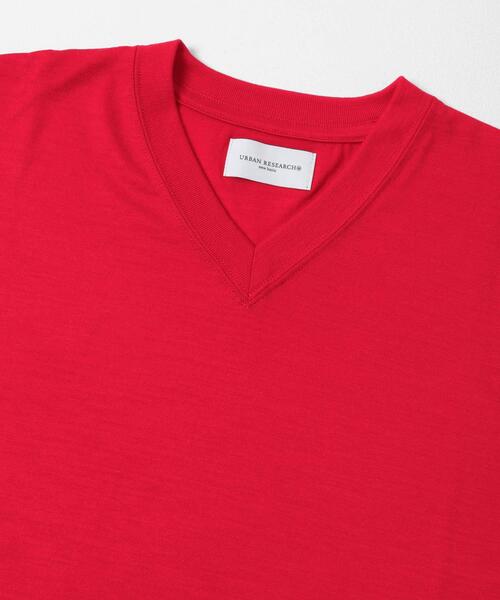 URBAN RESEARCH(アーバンリサーチ)の「new basic WASHABLE MERINO WOOL V-NECK(ニット/セーター・メンズ・ブラウン/レッド/ブラック・MEDIUM/LARGE/X-LARGE)」の4枚目の写真