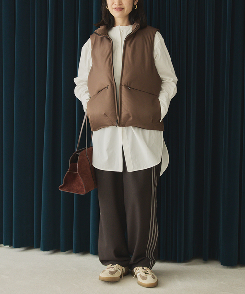 ナイロンショートジレ（ダウンベスト）｜VERMEIL par iena