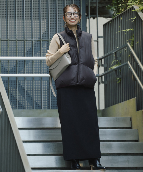 ナイロンショートジレ（ダウンベスト）｜VERMEIL par iena