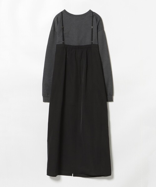 BEAMS HEART（ビームスハート）の「【セットアイテム】ジップ キャミソール ワンピース × スウェット プルオーバー（ワンピース・レディース・ブラウン系その他2/ブラック・FREE）」の7枚目の写真