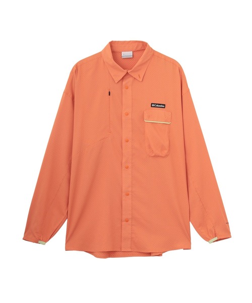 Columbia(コロンビア)の「Columbia Jed Range OFZ LS Shirt PM0602(シャツ/ブラウス・メンズ・オレンジ/ストーン/ネイビー・L/M)」の4枚目の写真