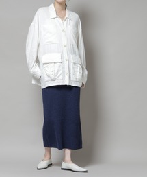 NANO universe | メランジリブタイトスカート(セットアップ可)(スカート)