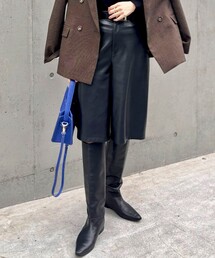 NOLLEY’S Sophi | 《セットアップ対応》ウォッシャブルフェイクレザーハーフパンツ(その他パンツ)