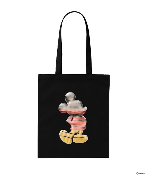 Disney(ディズニー)の「Mickey Mouse / TOTE Designed by hi-dutch(トートバッグ・メンズ・ブラック/ホワイト・FREE)」の1枚目の写真