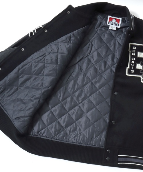 BEN DAVIS/ベンデイビス BD STADIUM JACKET/オーバーサイズ フェイク