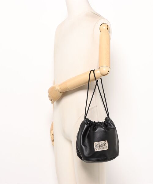 Subciety（サブサエティ）の「Leather effects bag（ハンドバッグ・メンズ・ブラック/グリーン・FREE）」の18枚目の写真