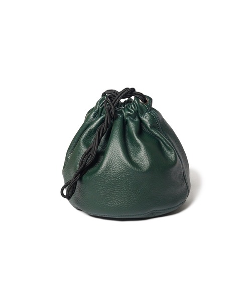 Subciety（サブサエティ）の「Leather effects bag（ハンドバッグ・メンズ・ブラック/グリーン・FREE）」の7枚目の写真