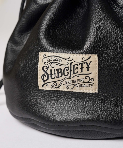 Subciety（サブサエティ）の「Leather effects bag（ハンドバッグ・メンズ・ブラック/グリーン・FREE）」の10枚目の写真