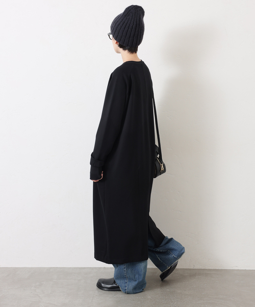 JOURNAL STANDARD LUXE（ジャーナルスタンダード　ラックス）の「ポンチ CN-ワンピース（ワンピース・レディース・ブラック・FREE）」の5枚目の写真